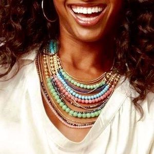 Stella & Dot Zaharia statement Necklace